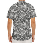 Camouflage Dazzle Pattern Print Men's Deep V-Neck Shirt