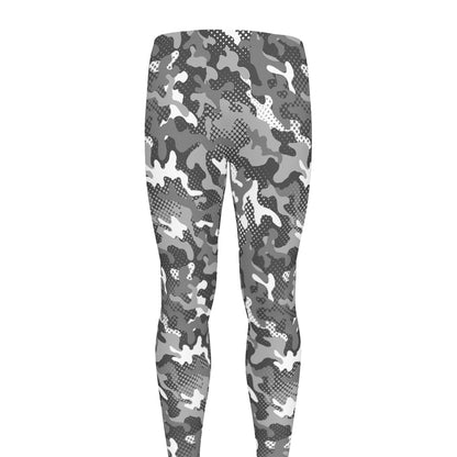 Camouflage Dazzle Pattern Print Men's leggings
