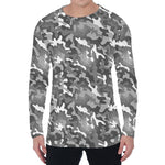 Camouflage Dazzle Pattern Print Men's Long Sleeve T-Shirt