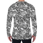 Camouflage Dazzle Pattern Print Men's Long Sleeve T-Shirt