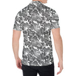 Camouflage Dazzle Pattern Print Men's Shirt