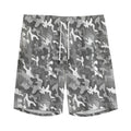 Camouflage Dazzle Pattern Print Men's Athletic Shorts