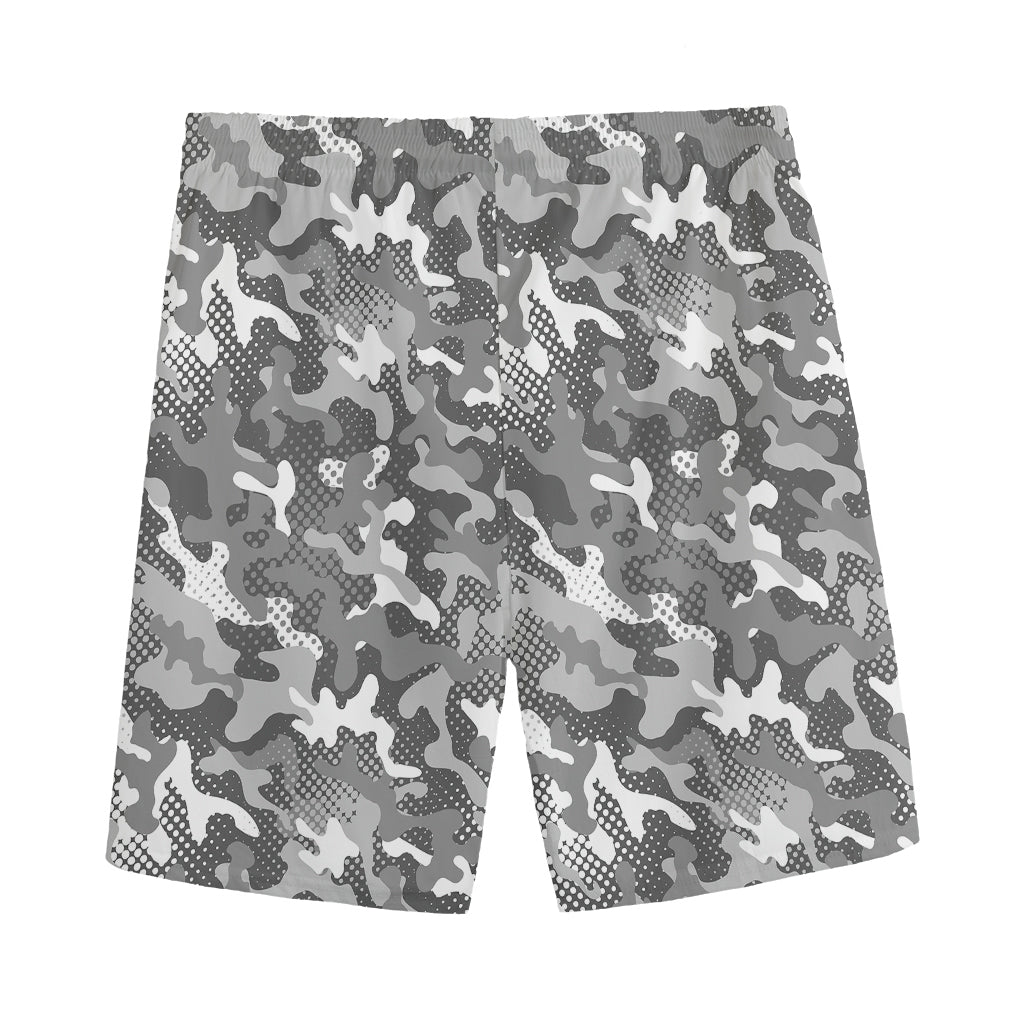 Camouflage Dazzle Pattern Print Men's Sports Shorts