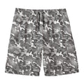 Camouflage Dazzle Pattern Print Men's Swim Trunks