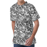 Camouflage Dazzle Pattern Print Men's Velvet T-Shirt