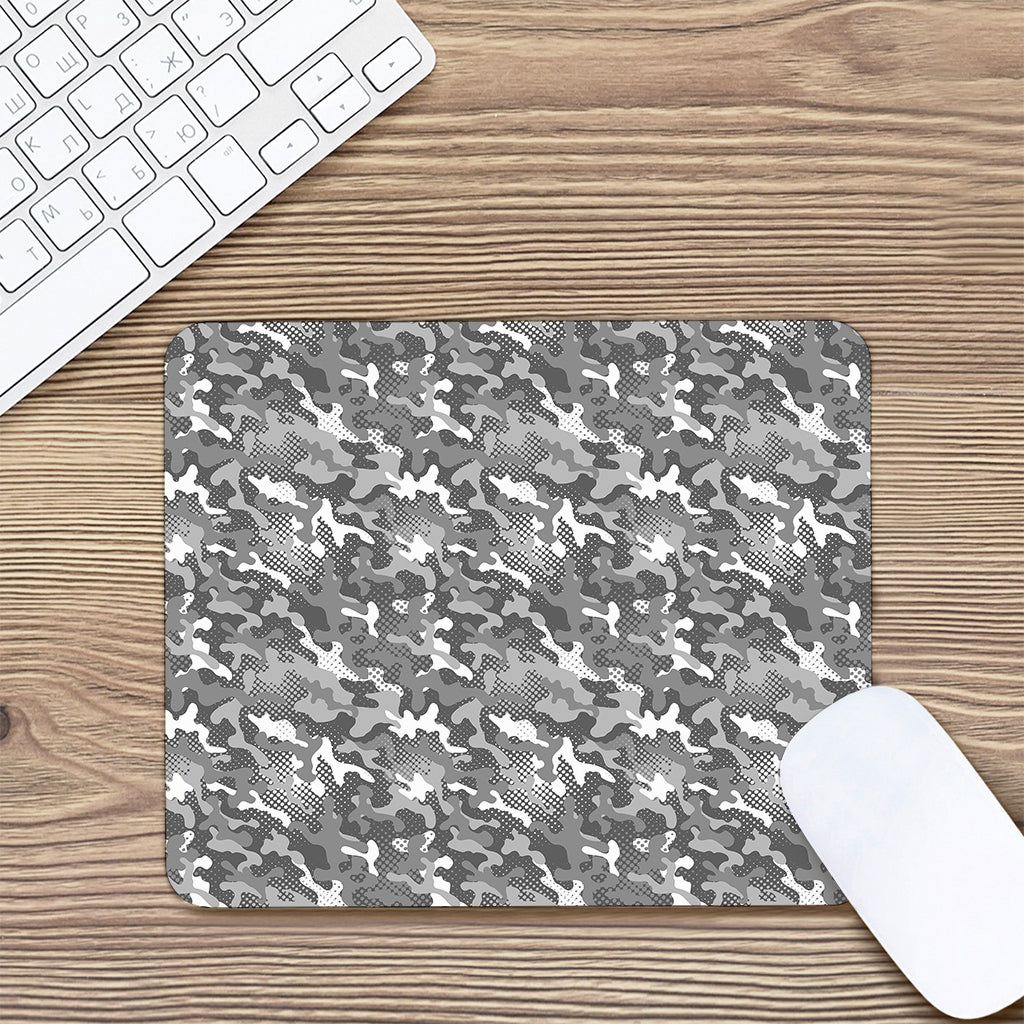 Camouflage Dazzle Pattern Print Mouse Pad