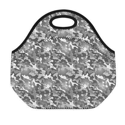 Camouflage Dazzle Pattern Print Neoprene Lunch Bag