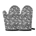 Camouflage Dazzle Pattern Print Oven Mitts