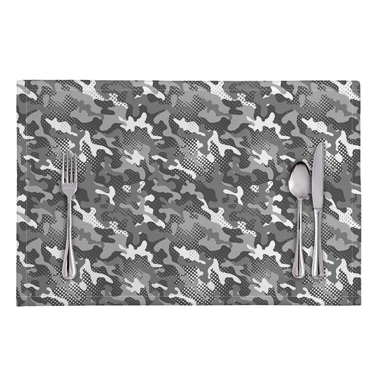 Camouflage Dazzle Pattern Print Placemat