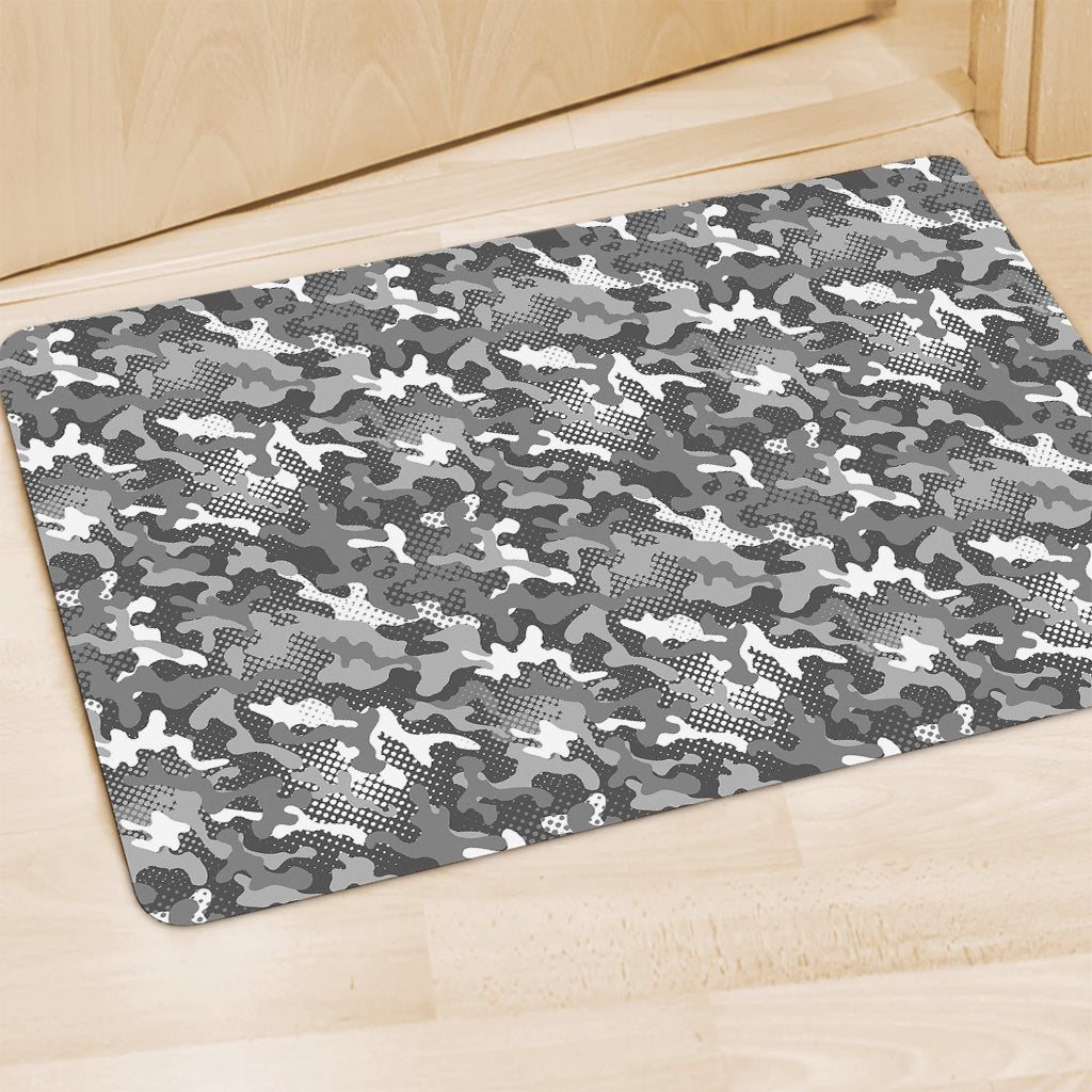 Camouflage Dazzle Pattern Print Polyester Doormat