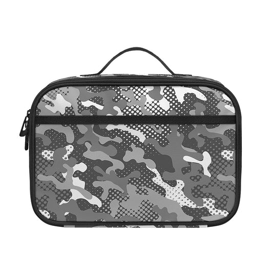 Camouflage Dazzle Pattern Print Portable Lunch Bag