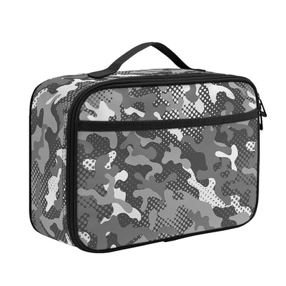 Camouflage Dazzle Pattern Print Portable Lunch Bag