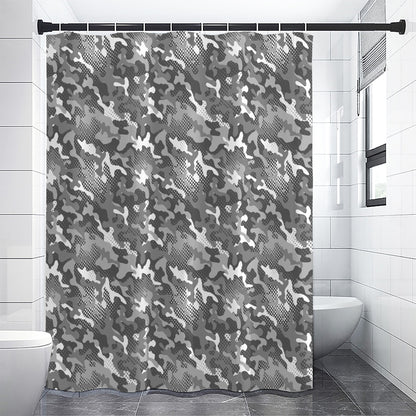 Camouflage Dazzle Pattern Print Premium Shower Curtain
