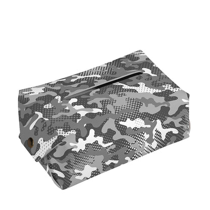 Camouflage Dazzle Pattern Print Rectangle Tissue Box Cover