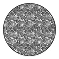 Camouflage Dazzle Pattern Print Round Floor Mat