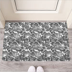 Camouflage Dazzle Pattern Print Rubber Doormat
