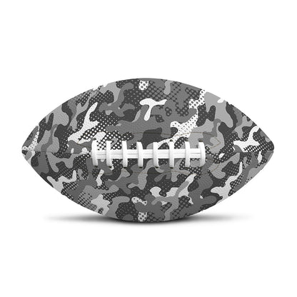 Camouflage Dazzle Pattern Print Rugby Ball