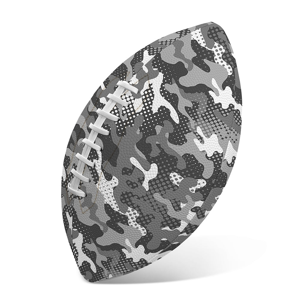 Camouflage Dazzle Pattern Print Rugby Ball