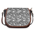 Camouflage Dazzle Pattern Print Saddle Bag