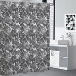 Camouflage Dazzle Pattern Print Shower Curtain
