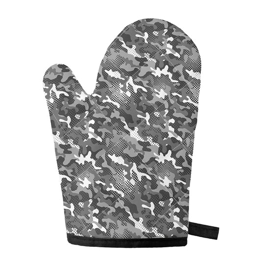 Camouflage Dazzle Pattern Print Single Oven Mitt
