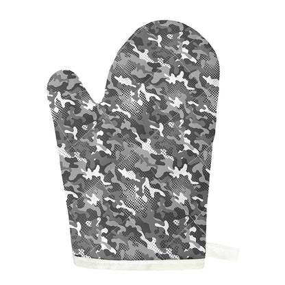 Camouflage Dazzle Pattern Print Single Oven Mitt