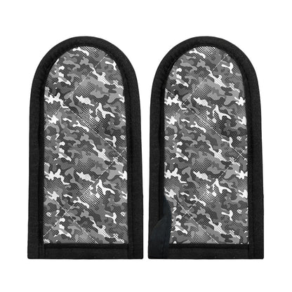 Camouflage Dazzle Pattern Print Skillet Handle Cover