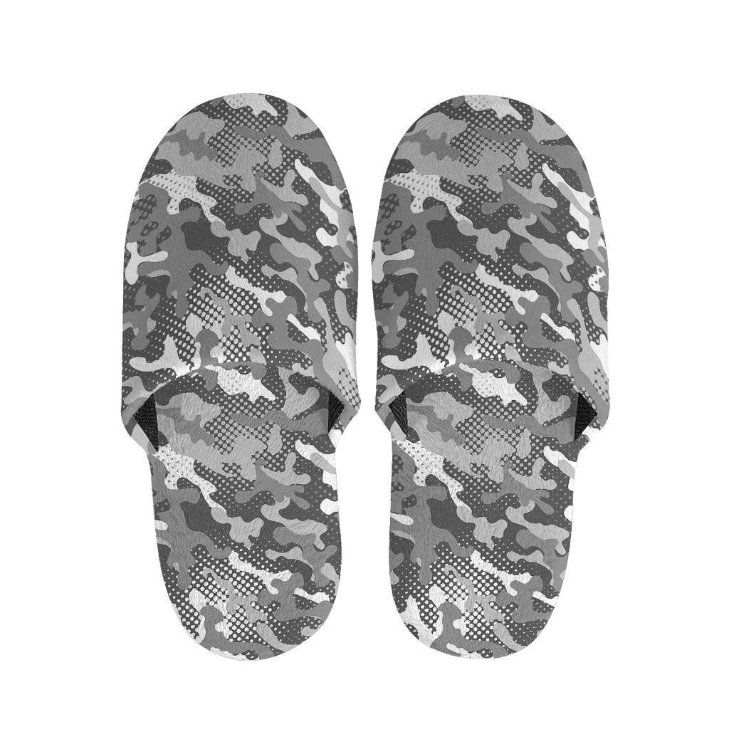 Camouflage Dazzle Pattern Print Slippers