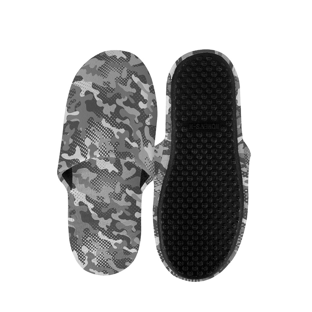 Camouflage Dazzle Pattern Print Slippers