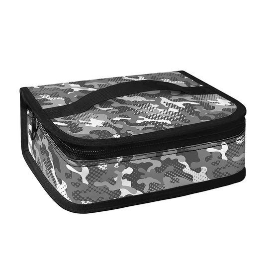 Camouflage Dazzle Pattern Print Small Lunch Bag