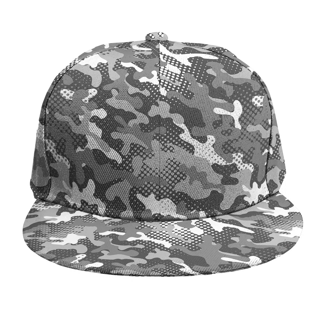 Camouflage Dazzle Pattern Print Snapback Cap