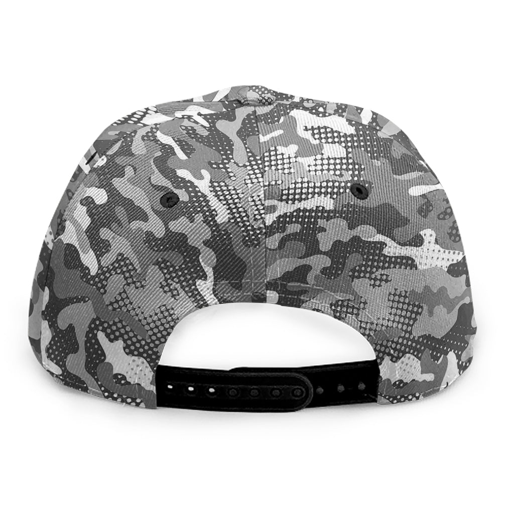 Camouflage Dazzle Pattern Print Snapback Cap