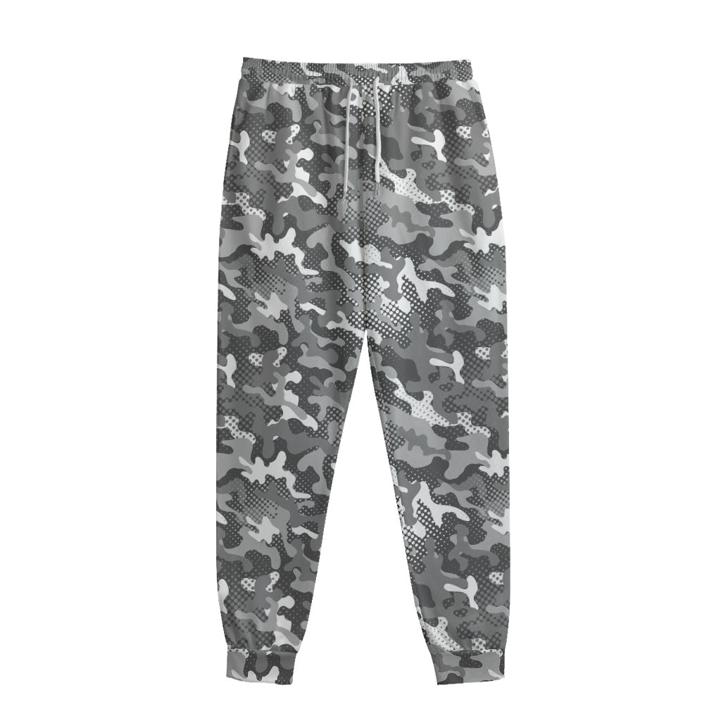 Camouflage Dazzle Pattern Print Sweatpants
