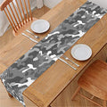 Camouflage Dazzle Pattern Print Table Runner