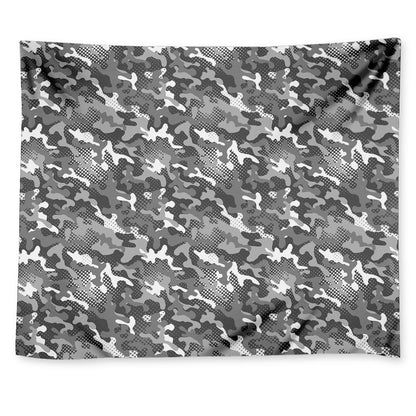 Camouflage Dazzle Pattern Print Tapestry