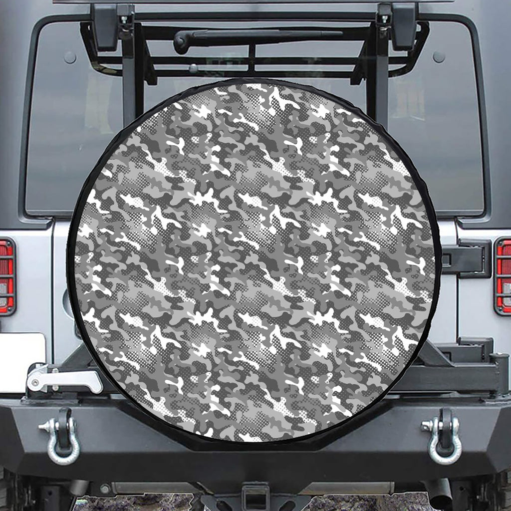 Camouflage Dazzle Pattern Print Tire Cover