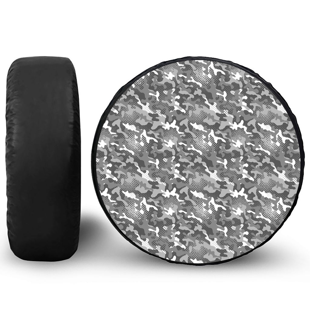 Camouflage Dazzle Pattern Print Tire Cover