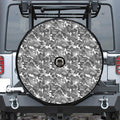 Camouflage Dazzle Pattern Print Tire Cover With Camera Hole