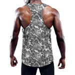 Camouflage Dazzle Pattern Print Training Tank Top