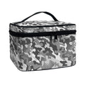 Camouflage Dazzle Pattern Print Travel Makeup Bag