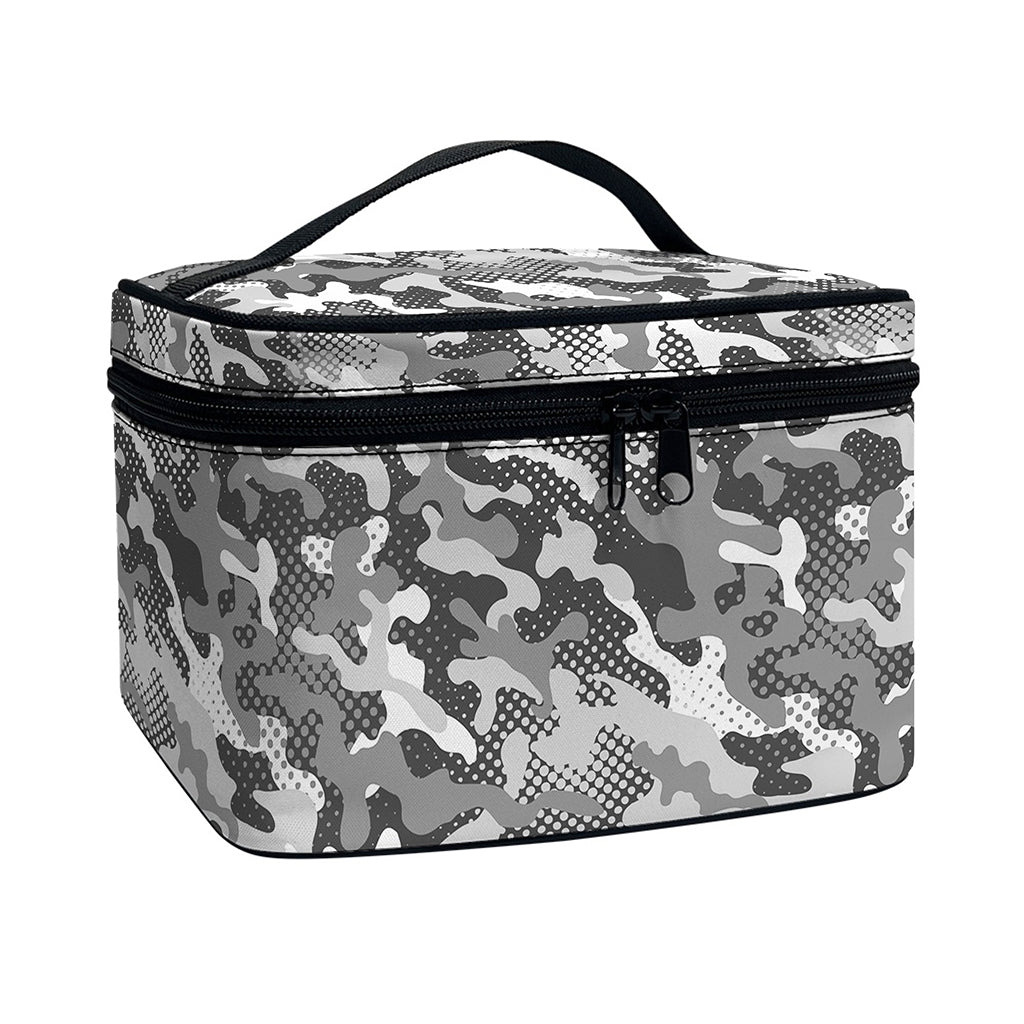 Camouflage Dazzle Pattern Print Travel Makeup Bag