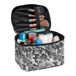 Camouflage Dazzle Pattern Print Travel Makeup Bag