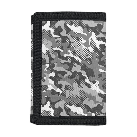Camouflage Dazzle Pattern Print Trifold Wallet