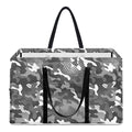 Camouflage Dazzle Pattern Print Utility Tote Bag