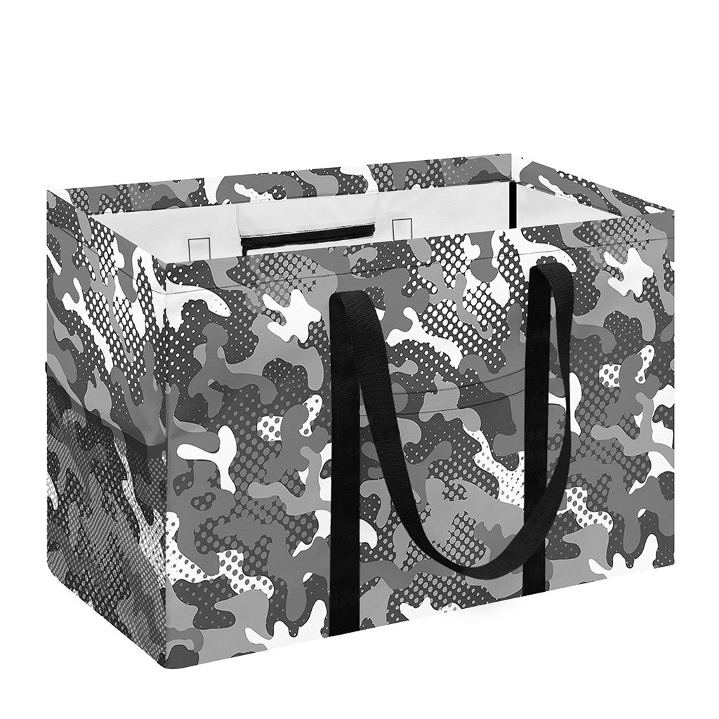 Camouflage Dazzle Pattern Print Utility Tote Bag