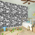 Camouflage Dazzle Pattern Print Wall Sticker
