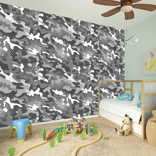 Camouflage Dazzle Pattern Print Wall Sticker