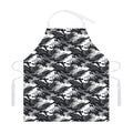 Camouflage Dazzle Wings Pattern Print Adjustable Apron