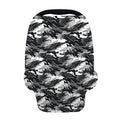 Camouflage Dazzle Wings Pattern Print Baby Seat Cover