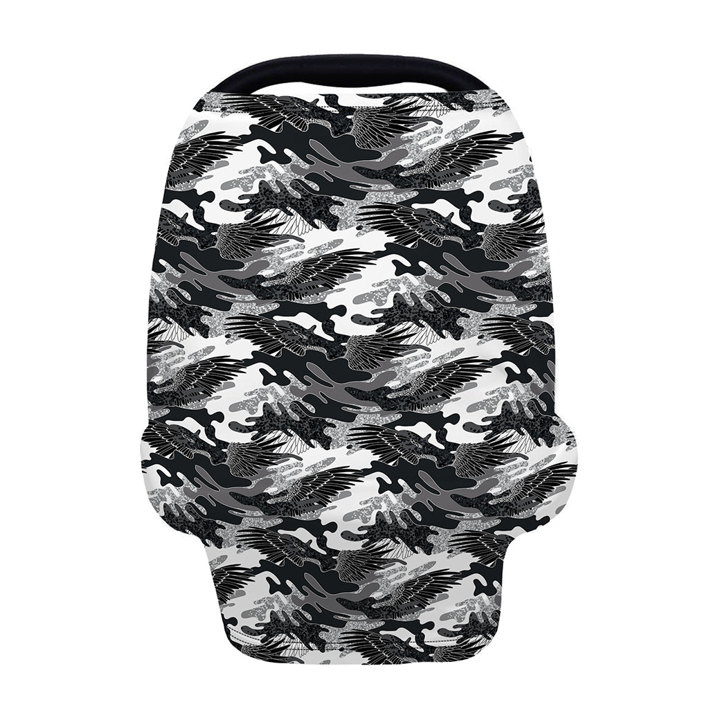 Camouflage Dazzle Wings Pattern Print Baby Seat Cover